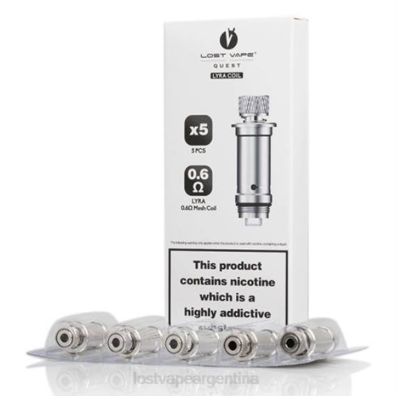 Lost Vape Argentina 6ZFL391 | Lost Vape Lyra bobinas de repuesto (paquete de 5) bobina de malla 0.6ohm