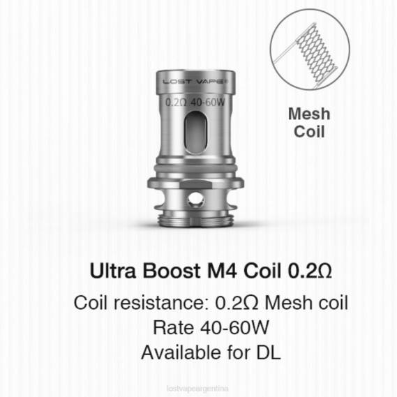Lost Vape Customer Service 6ZFL349 | Lost Vape Ultra bobinas de impulso (paquete de 5) m4 v2 0.2ohm