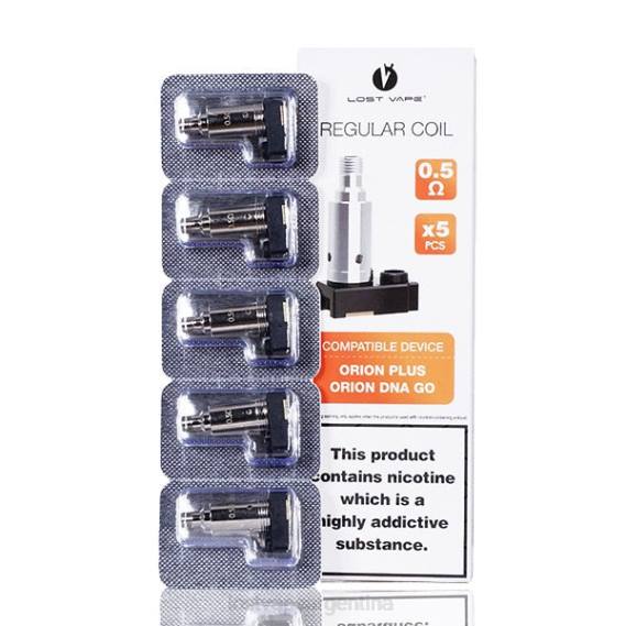 Lost Vape Disposable 6ZFL326 | Lost Vape Orion más bobinas de reemplazo de ADN (paquete de 5) 0,5 ohmios