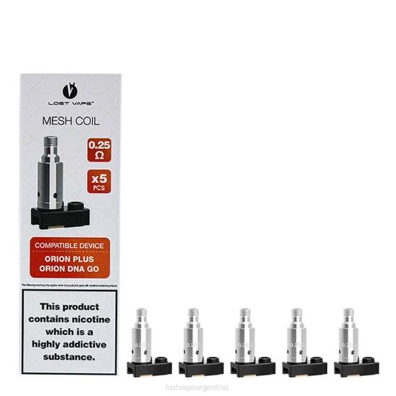 Lost Vape Disposable 6ZFL326 | Lost Vape Orion más bobinas de reemplazo de ADN (paquete de 5) 0,5 ohmios