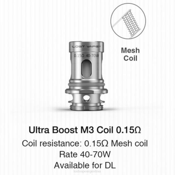 Lost Vape Pods Near Me 6ZFL348 | Lost Vape Ultra bobinas de impulso (paquete de 5) m3 v2 0,15 ohmios