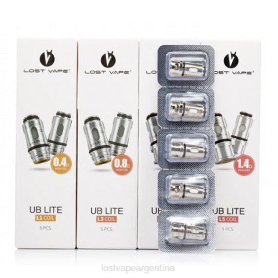 Lost Vape Review Argentina 6ZFL5 | Lost Vape UB bobinas ligeras (paquete de 5) l1 0,4 ohmios