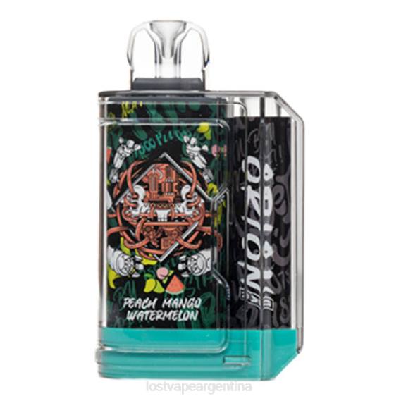 Lost Vape Argentina 6ZFL61 | Lost Vape Orion barra desechable | 7500 bocanadas | 18ml | 50 mg sandia mango durazno