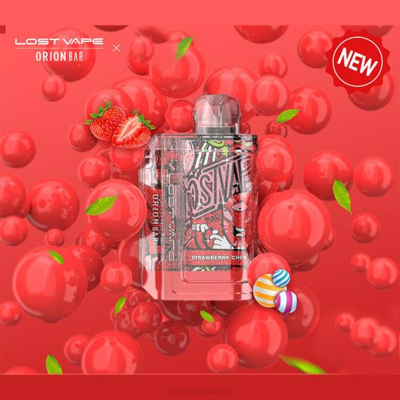 Lost Vape Argentina 6ZFL91 | Lost Vape Orion barra desechable | 7500 bocanadas | 18ml | 50 mg masticar fresa