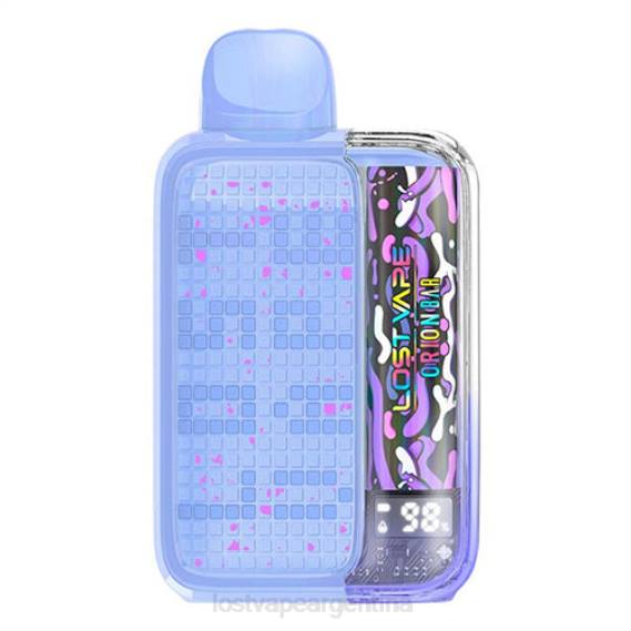 Lost Vape Flavors Argentina 6ZFL273 | Lost Vape Orion barra desechable 10000 puff 20ml 50mg estallido de uva