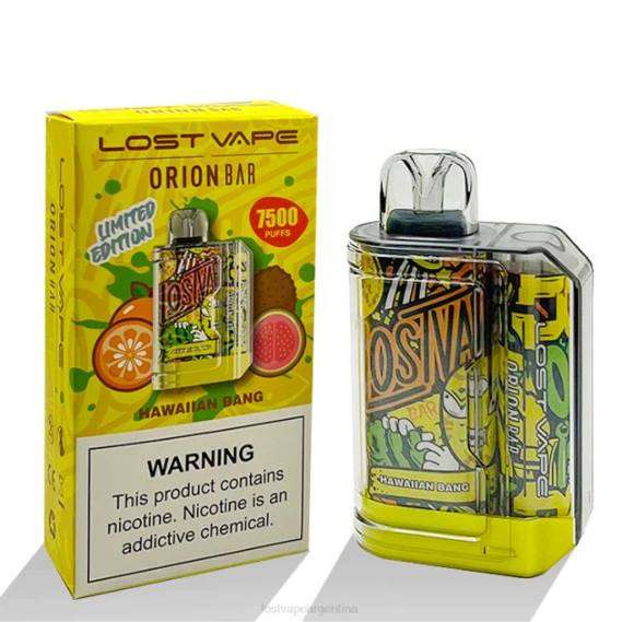 Lost Vape Near Me Argentina 6ZFL97 | Lost Vape Orion barra desechable | 7500 bocanadas | 18ml | 50 mg explosión hawaiana