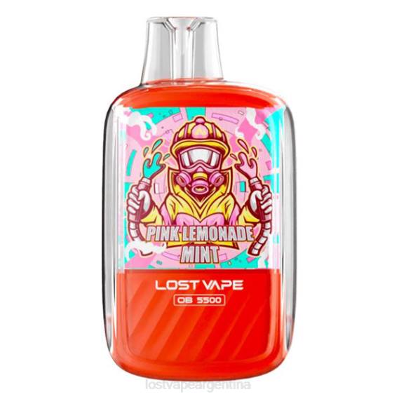 Lost Vape Review Argentina 6ZFL105 | Lost Vape Orion ob5500 5500 inhalaciones 14ml 50mg desechables menta limonada rosa