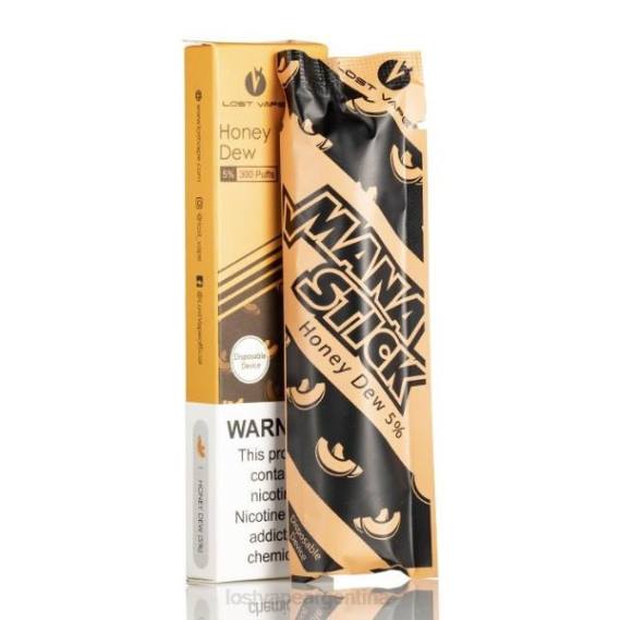 Lost Vape Price 6ZFL520 | Lost Vape Mana palo desechable | 300 bocanadas | 1,2 ml rocío de miel 5%