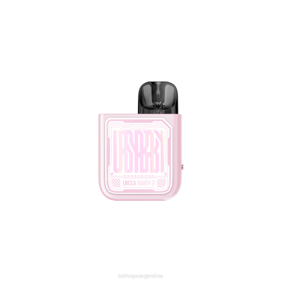 Lost Vape Flavors Argentina 6ZFL353 | Lost Vape URSA Baby 2 equipos | sistema de cápsulas rosa tecnológico/laberinto elegante