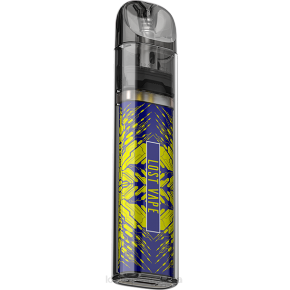 Lost Vape Disposable 6ZFL256 | Lost Vape URSA Nano kit de cápsulas de arte arte azul stella x haleido