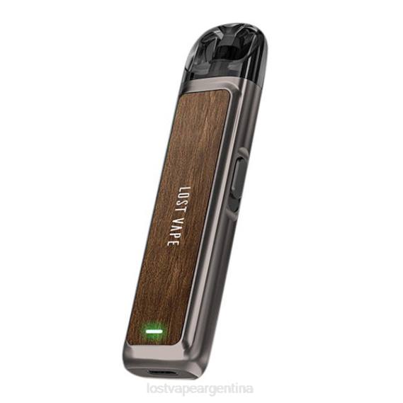 Lost Vape Flavors Argentina 6ZFL223 | Lost Vape URSA kit de cápsulas | 800mah madera de nogal bronce