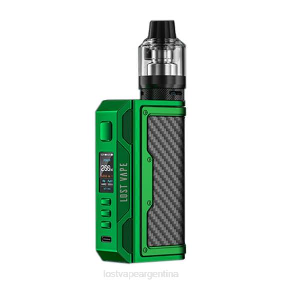 verde/fibra de carbono