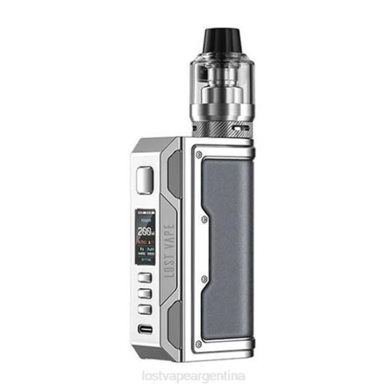 acero inoxidable/cuero