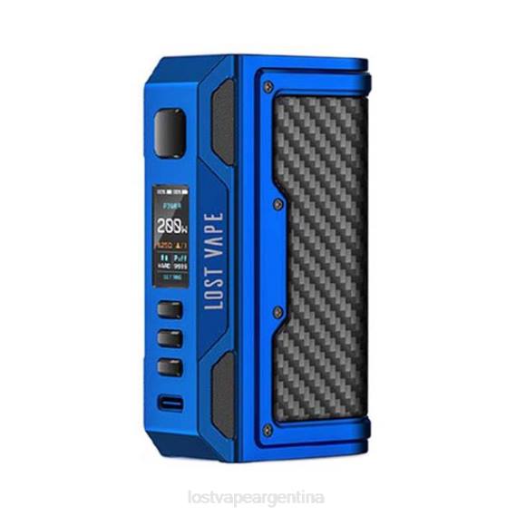 azul mate/fibra de carbono