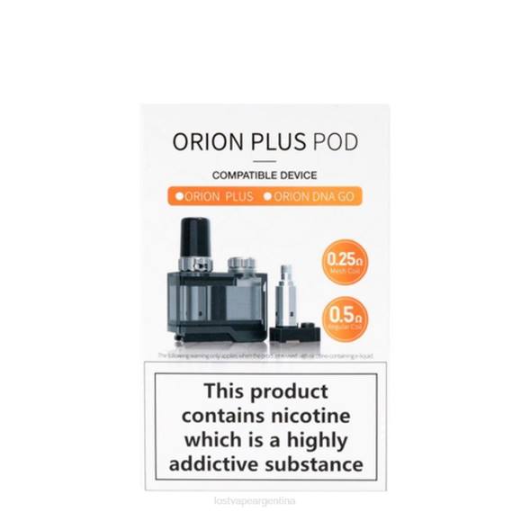 Lost Vape Near Me Argentina 6ZFL407 | Lost Vape Orion más paquete de cartuchos de cápsulas de ADN | incluye 2 bobinas regular