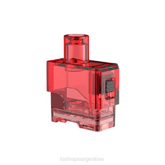 Lost Vape Review Argentina 6ZFL315 | Lost Vape Orion cápsulas de repuesto vacías de arte | 2,5 ml rojo claro