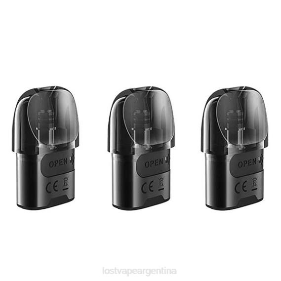 Lost Vape Disposable 6ZFL126 | Lost Vape URSA vainas de repuesto | 2,5 ml (paquete de 3) verde 1.ohm