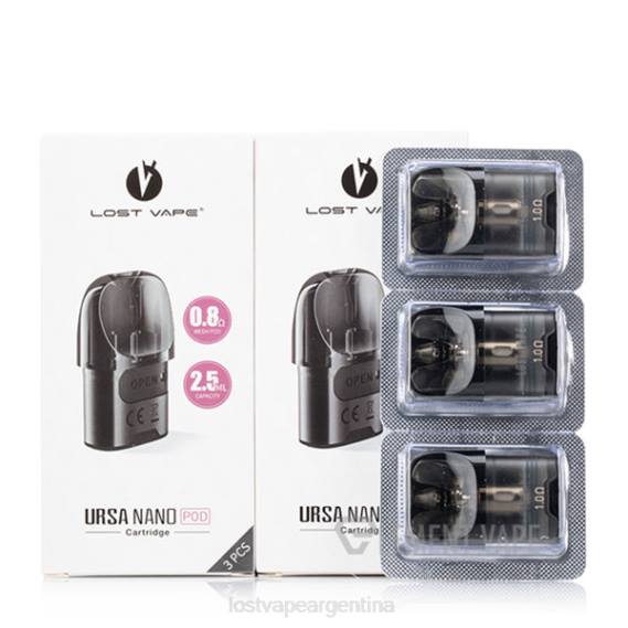 Lost Vape Pods Near Me 6ZFL128 | Lost Vape URSA vainas de repuesto | 2,5 ml (paquete de 3) rosa 1.ohm