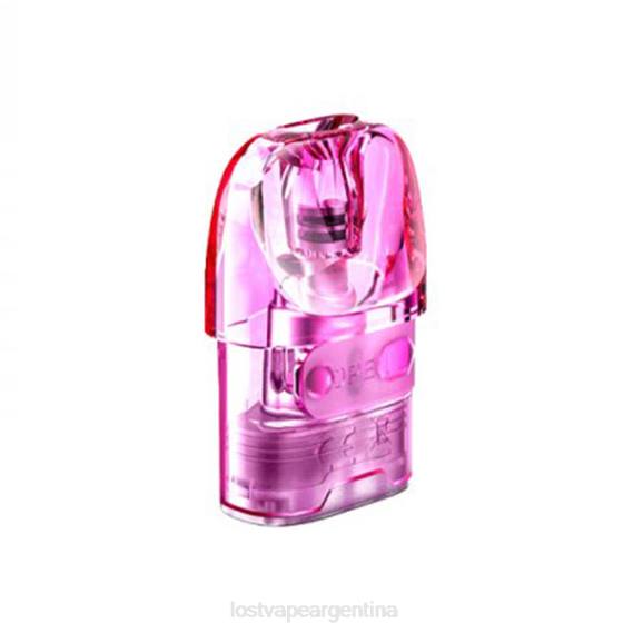Lost Vape Wholesale 6ZFL214 | Lost Vape URSA vainas de repuesto rosa (cartucho de cápsulas vacías de 2,5 ml)