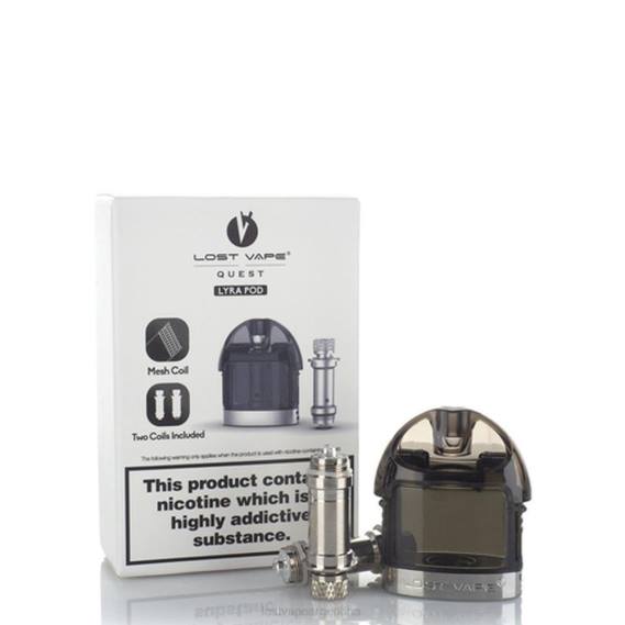 Lost Vape Argentina 6ZFL431 | Lost Vape Lyra paquete de cartuchos de cápsulas | bobinas incluidas verde
