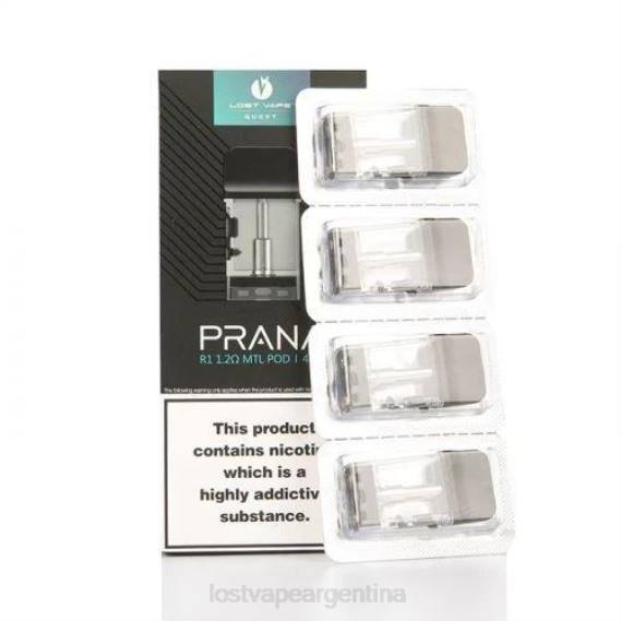 Lost Vape Near Me Argentina 6ZFL497 | Lost Vape Prana vainas (paquete de 4) m1 1.4ohm